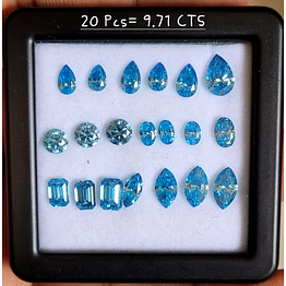 blue color lab grown diamonds
