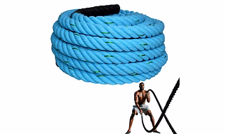 PolyPropelene 30FT Battle Rope for Gym, Battle Rope for Home, Heave Rope