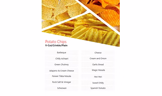Potato Chips Seasonings