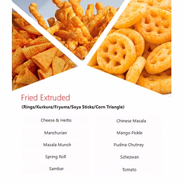 fried extruded snacks seasonings
