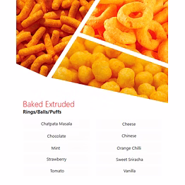 baked extruded snacks seasonings