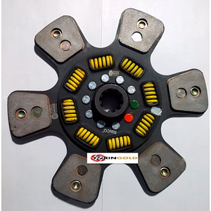 TATA  352 MM 6 PCS. CEREMIC PAD TYPE GB-50 10 SPLINES 14"