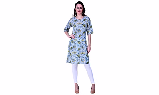 Comfortable Bagru Hand Block Printed Cotton Kurta Dress