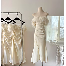new women's autumn slimming dress