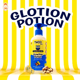 twoo spf glowtion potion gentle hydrating lotion for kids