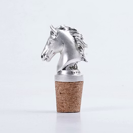 horse silver bottle stopper