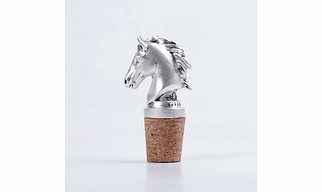 Horse Silver Bottle Stopper