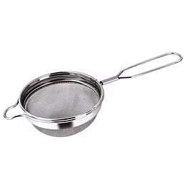 tea strainer/chai chhalni/coffee strainer/tea filter/juice and oil filter with wire handle and stainless steel - set of 2