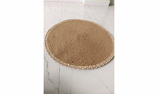 Jute braded rug