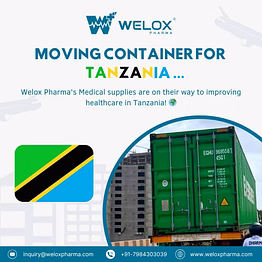 welox pharma: "delivering hope, one container at a time! 🌍💊