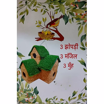 natural and edible bird nest ,three huts