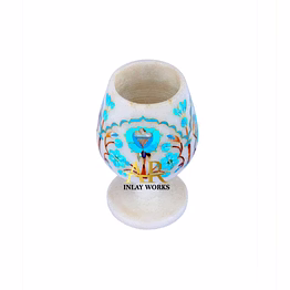 marble wine glass