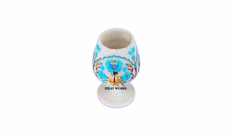 Marble wine Glass