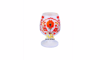 Marble wine Glass