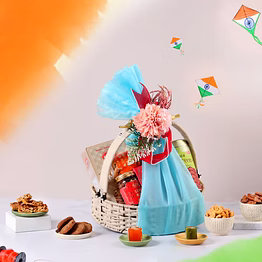 gulab tiranga treasures gift basket