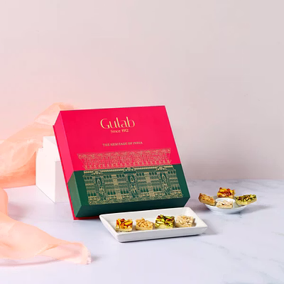 gulab the sweet treat box (10 pc)