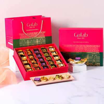gulab daily delight box (25 pc)