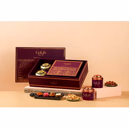 gulab premium sweets & dry fruits gift hamper