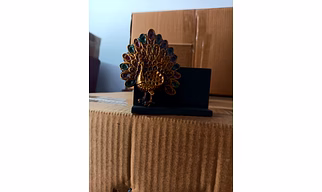 Peacock Visiting Card Holder