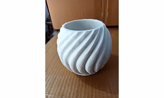 Handcrafted Marble Round Pen Stand