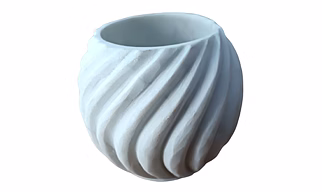 Handcrafted Marble Round Pen Stand