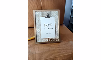 Wooden Love Photo Frame