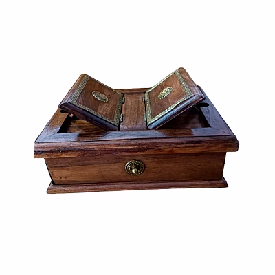 wooden holy book box