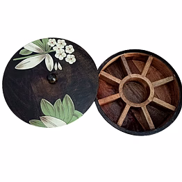 wooden bella and bloom spice box