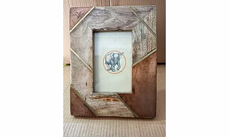 Wooden Copper Infused Photo Frame 4*6