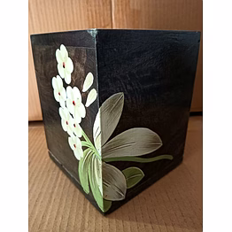 wooden uplighter bella & bloom table lamp modern design