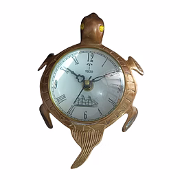 metal tortoise clock medium