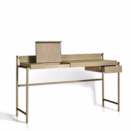 leather study bench