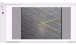 Automatic Hatch Angle Measurement