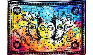 cotton printed tapestry