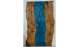 Epoxy Resin Coffee table In Acacia Solid Wood