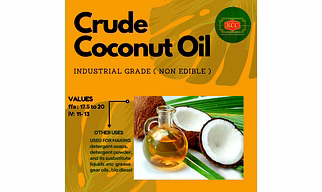 crude coconut oil ( industrial grade )