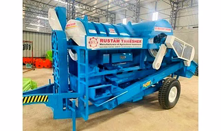 Multicrop Thresher with back basket and Dram(50HP THRESHER WITH 45INCH OF DRAM SIZE)