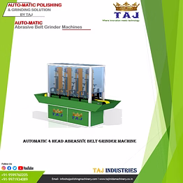 automatic 4 head abrasive belt sander machine