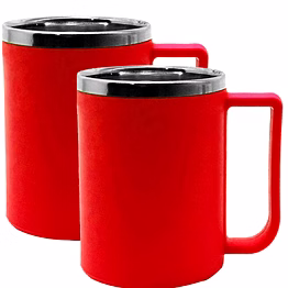 steel mugs