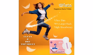 Wiola Sanitary Napkins are thoughtfully designed to provide maximum protection and comfort for heavy flow days. Available in L, XL, and XXL, these napkins are ideal for women seeking reliable, all-day or overnight coverage.  Size L – Perfect for regular to heavy flow with a slim fit that offers freedom of movement and long-lasting dryness.  Size XL – Designed for extra protection with a wider back and enhanced absorption, giving you peace of mind during busy days or while sleeping.  Size XXL – Our longest and most absorbent pad for very heavy flow or overnight use. Offers full back coverage to prevent leakage even during extended wear.