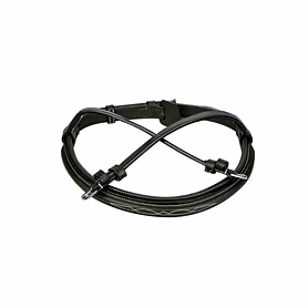 WCD Elan Pro Wide Padded Raised Fancy Stitched Noseband