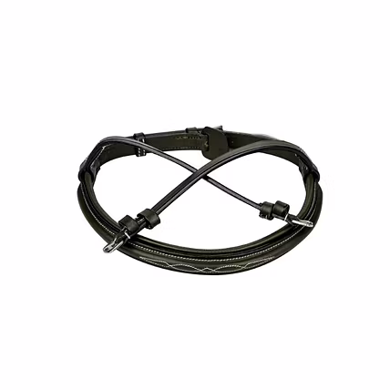 WCD Elan Pro Wide Padded Raised Fancy Stitched Noseband-12735839