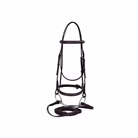 WCD Aurum Elite Raised Bridle with Laced Reins