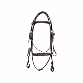 WCD Imperium Fancy Raised Comfort Crown Bridle with Raised Reins