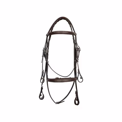 WCD Imperium Fancy Raised Comfort Crown Bridle with Raised Reins-12735911