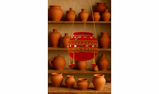 Handmade clay handi