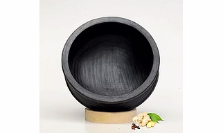 Handmade Black Rice pot | Black Handi