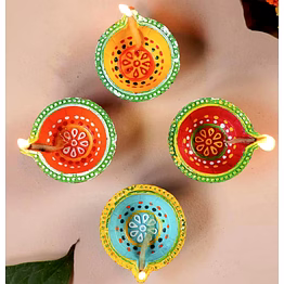 clay diya
