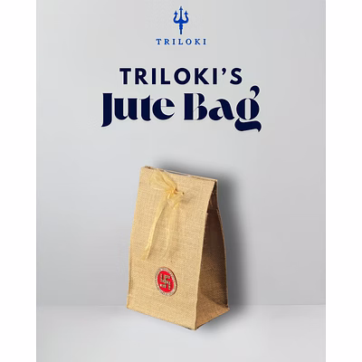 best 100% organic triloki's jute bag made in india