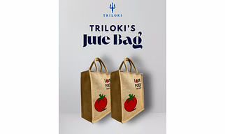 Triloki Classic Tote – Natural, Strong & Stylish